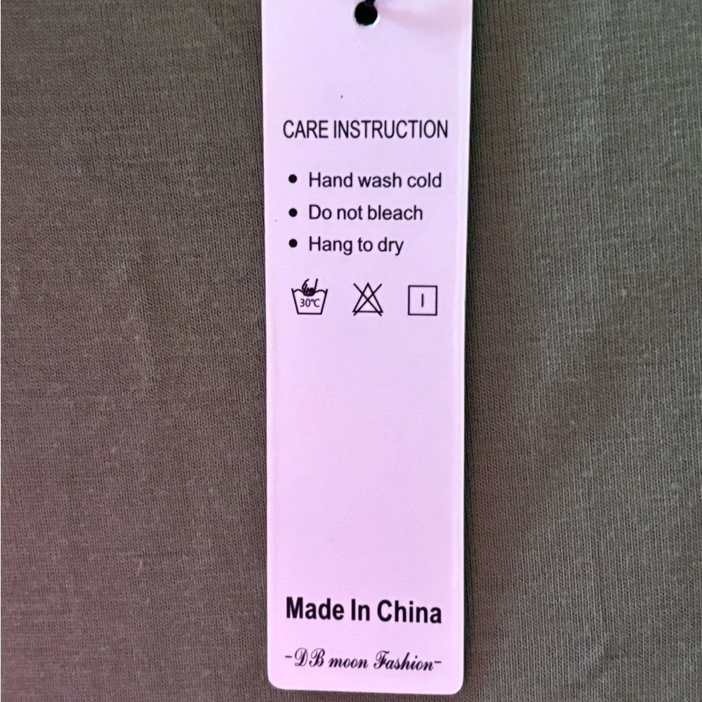 NWT DB Moon empire waist midi dress green medium US 8/10 - Picture 6 of 8